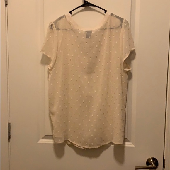 Torrid Pleated Button Top - Picture 3 of 5